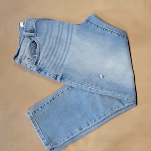 Eunina Size 9 / 29 Leah High Rise Straight Leg Denim Blue Jeans, Medium Wash - Picture 1 of 13